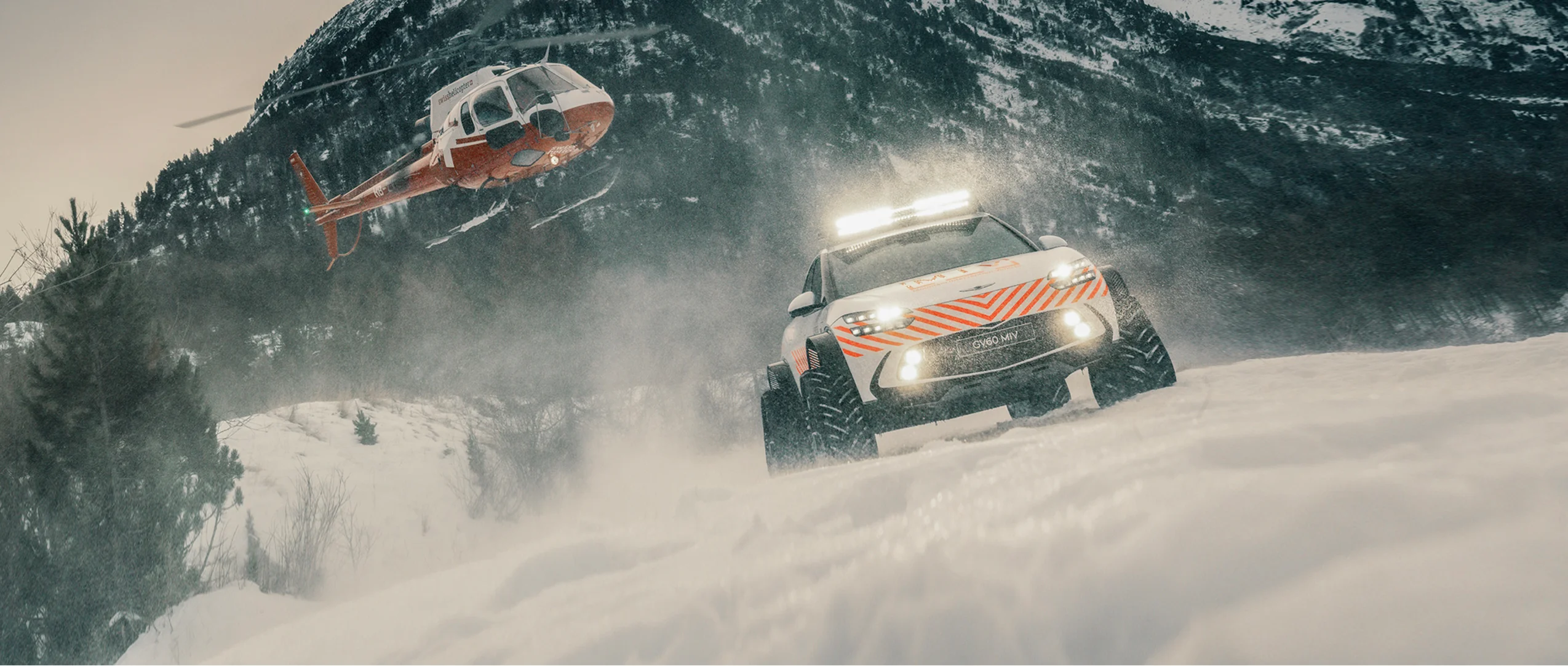 Genesis GV60 Mountain Intervention Vehicle