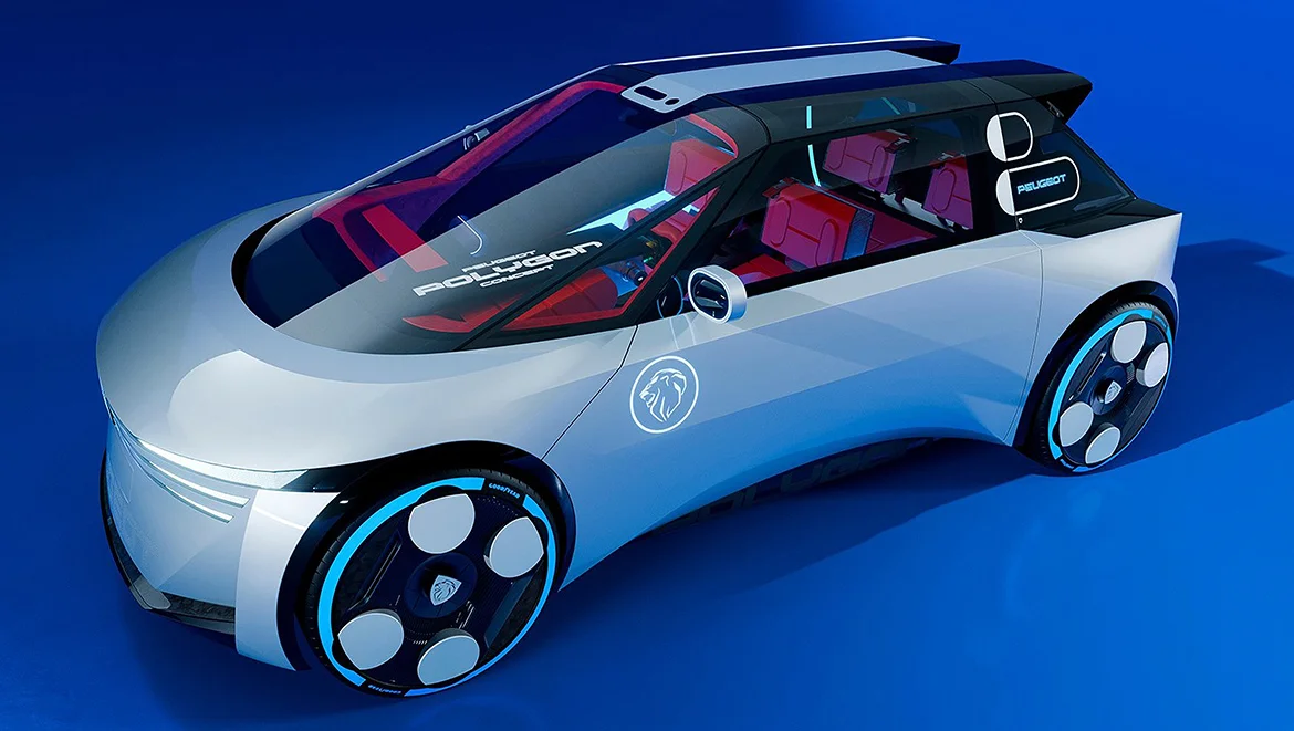 Peugeot polygon: first image of the new concept car - auto&design