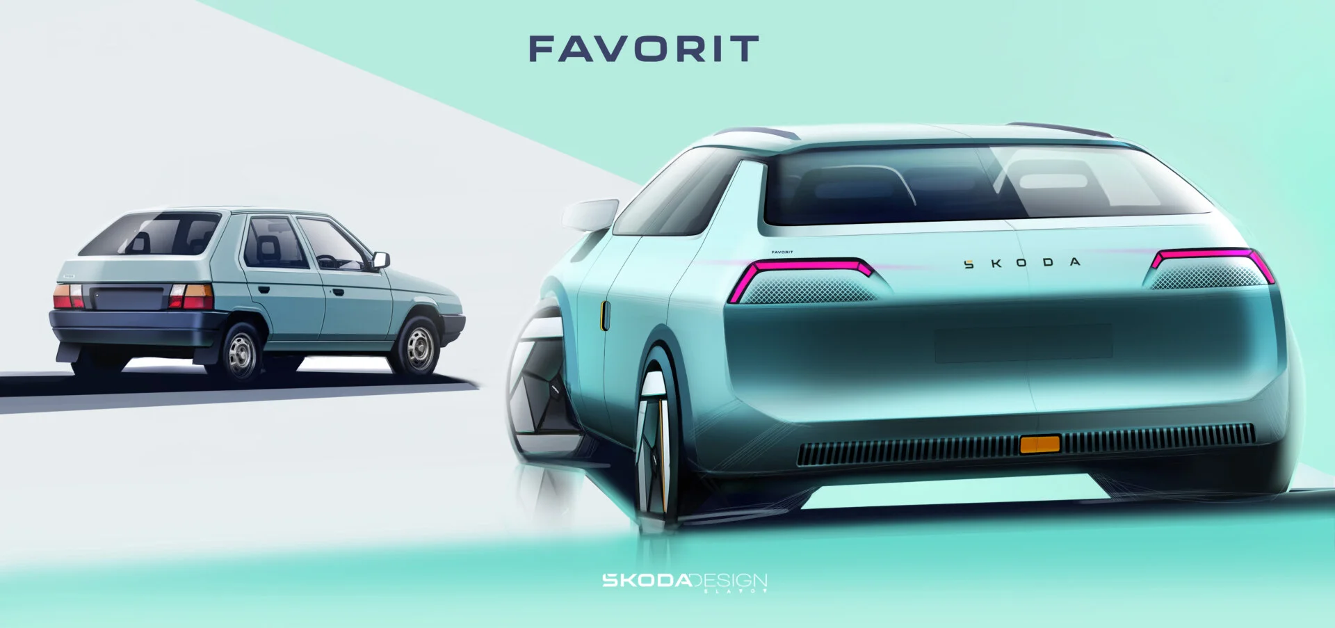 Skoda Favorit rear 4