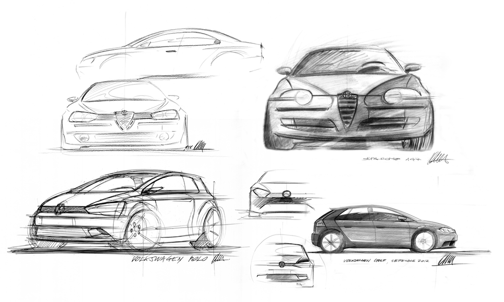 Valter De Silva sketches